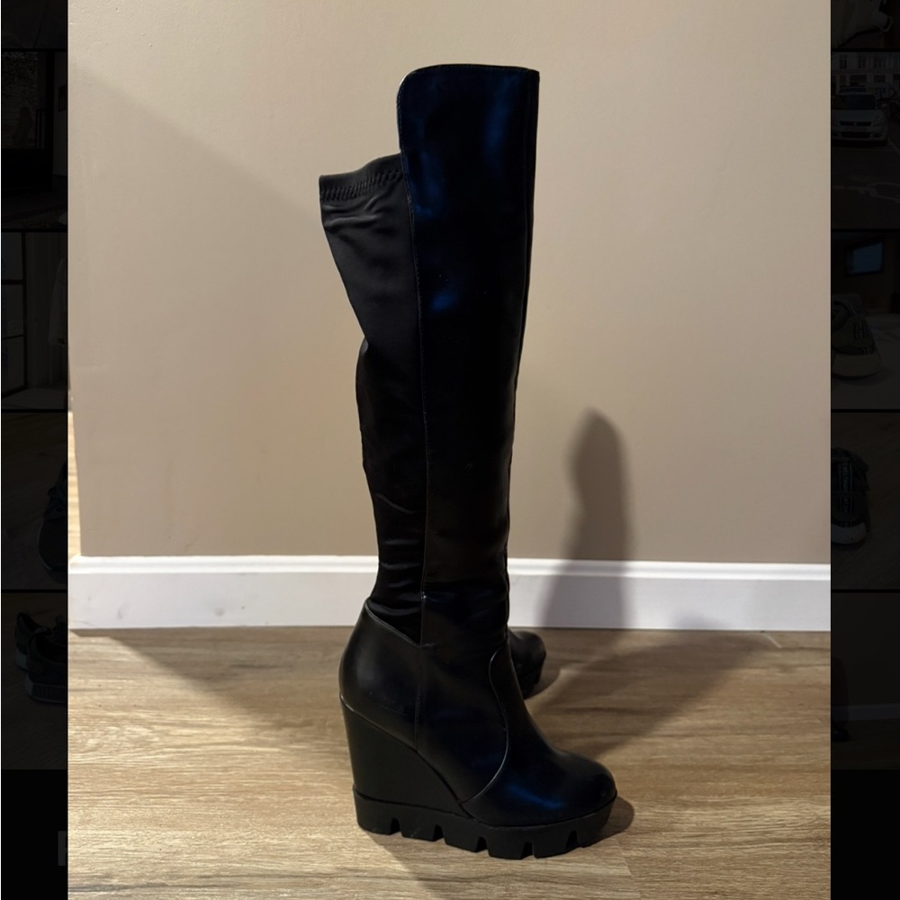 BCBG Platform Knee-High Boots